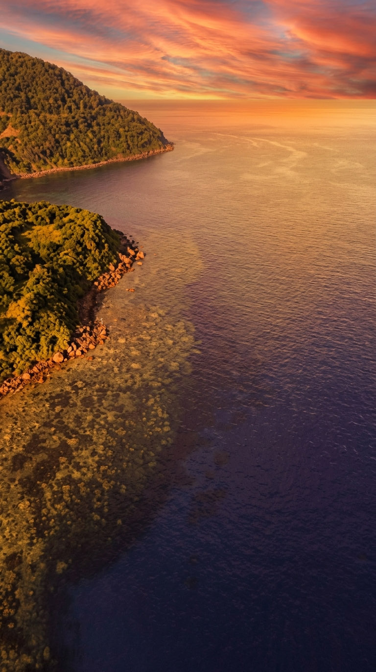 Tramonto sul mare di Pioppi